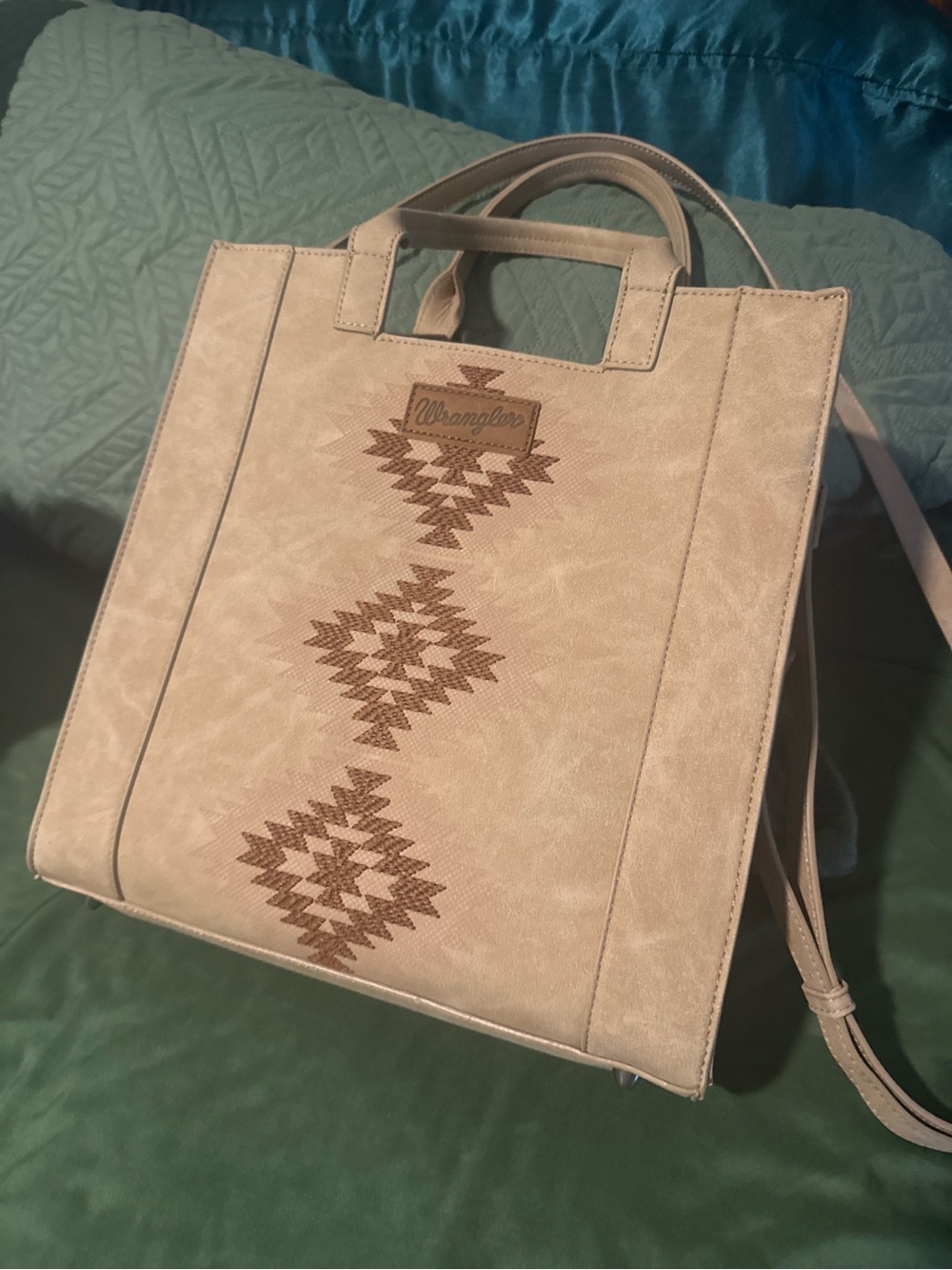 Wrangler Southwestern Tote Crossbody Bag NWOT
